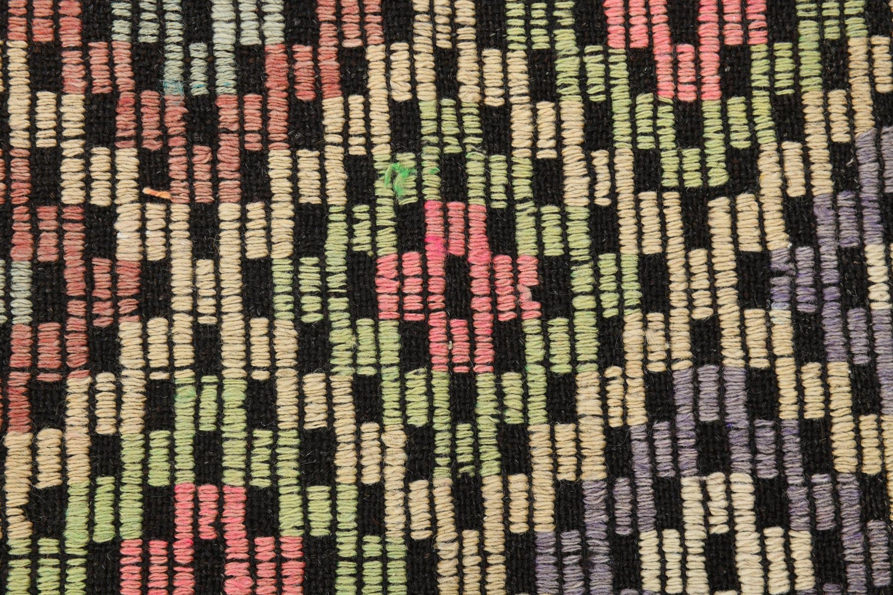 Kilim 207x262 cm, brązowy, wełna, Turcja, lata 70. - 212246