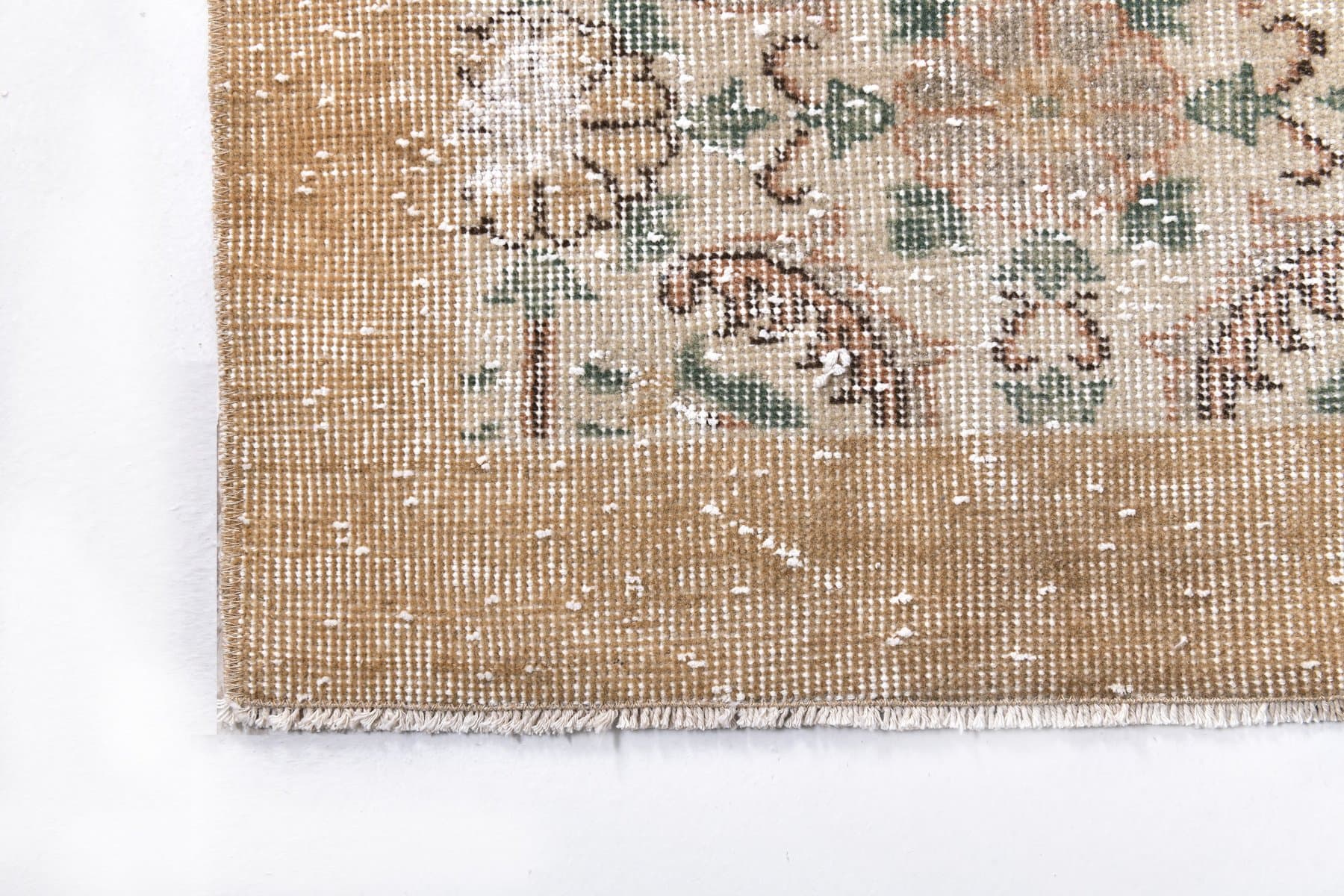 Dywan 202x313 cm, beżowy, wełna, Turcja, lata 70. - 212207