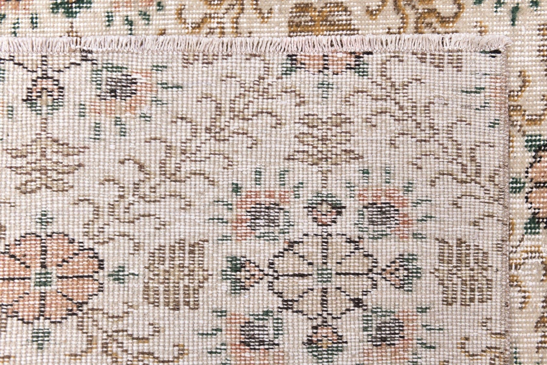 Dywan 196x293 cm, beżowy, wełna, Turcja, lata 70. - 212164