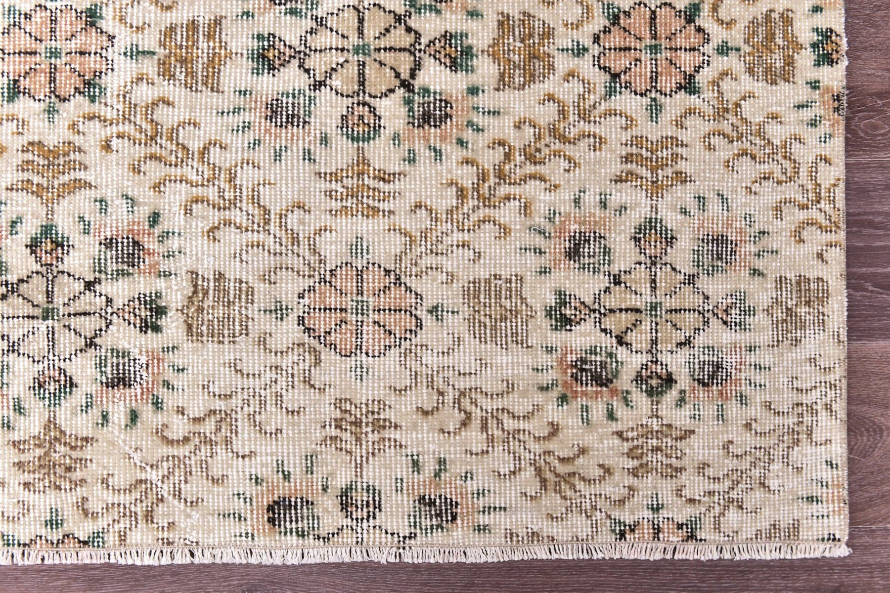 Dywan 196x293 cm, beżowy, wełna, Turcja, lata 70. - 212162