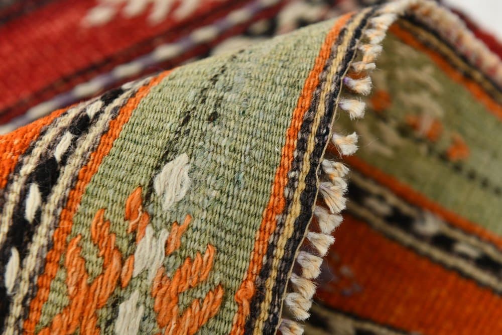 Runner 287x61 cm, brown, wool, 1970s - 212692