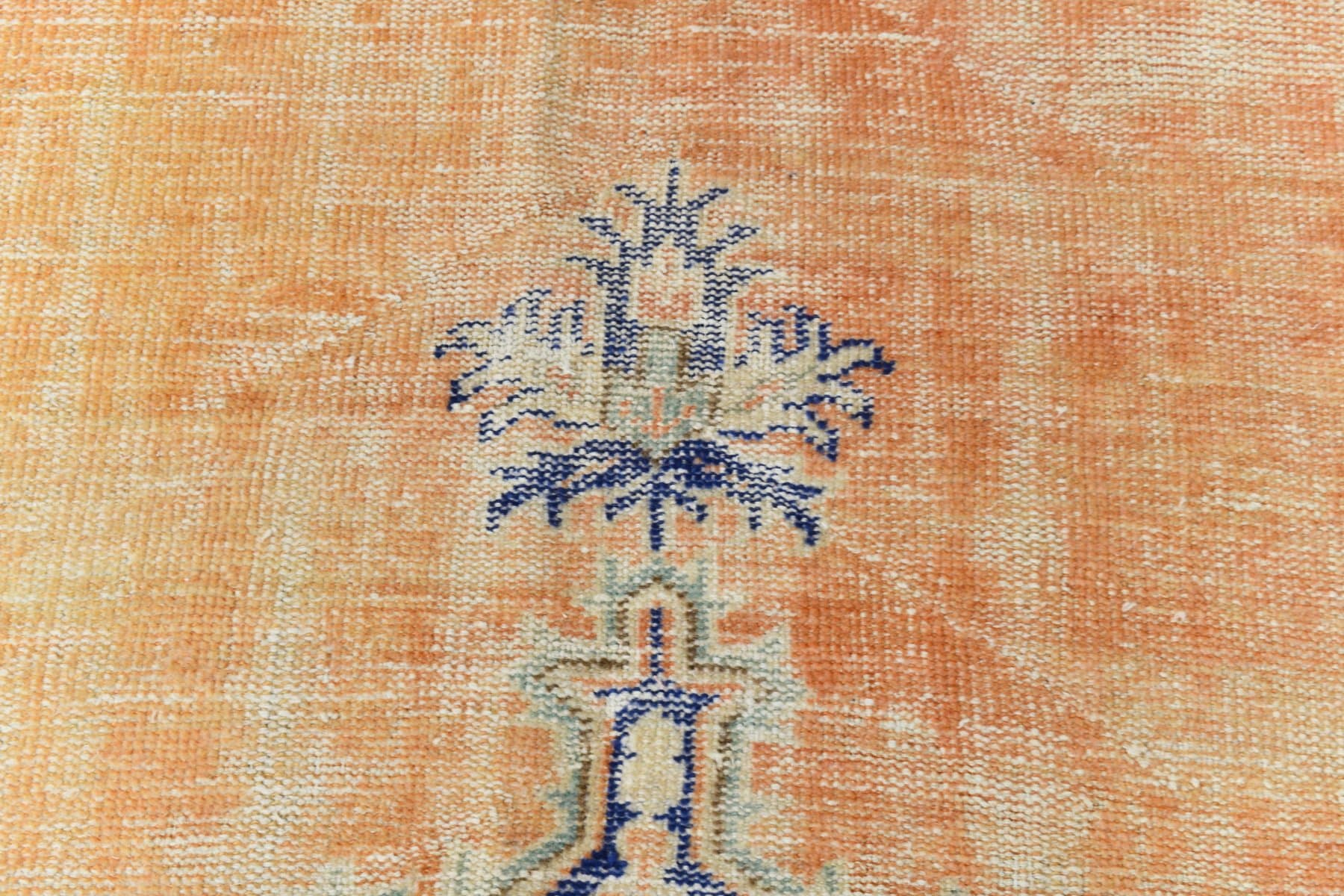 Dywan 352x257 cm, pomarańczowy, wełna, lata 70. - 212685