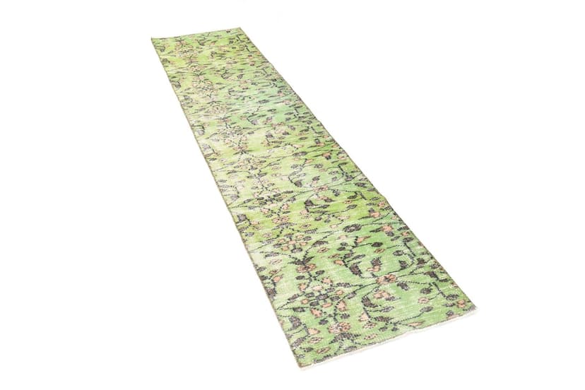 Runner 57x255 cm, green, wool, 1970s