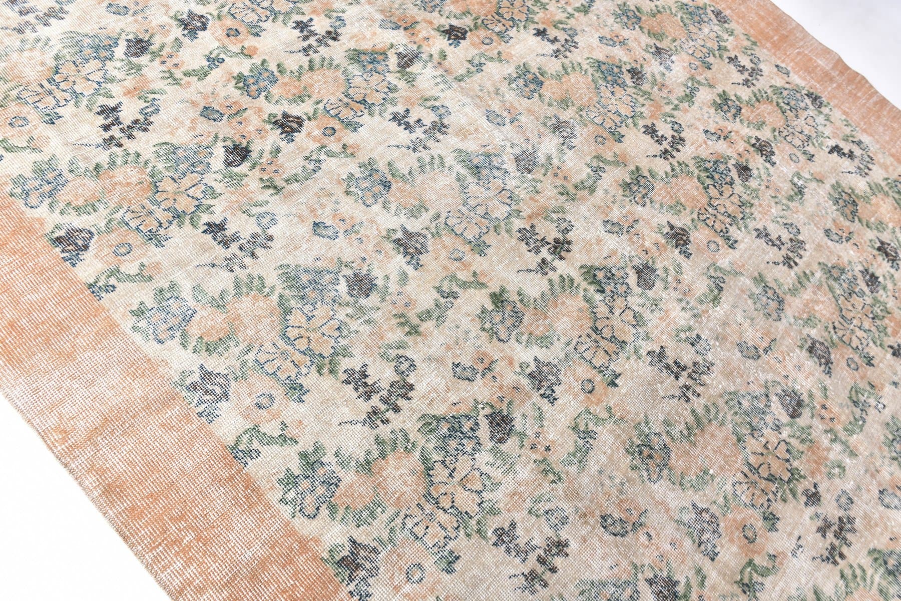 Dywan 301x207 cm, beżowy, wełna, lata 60. - 212971