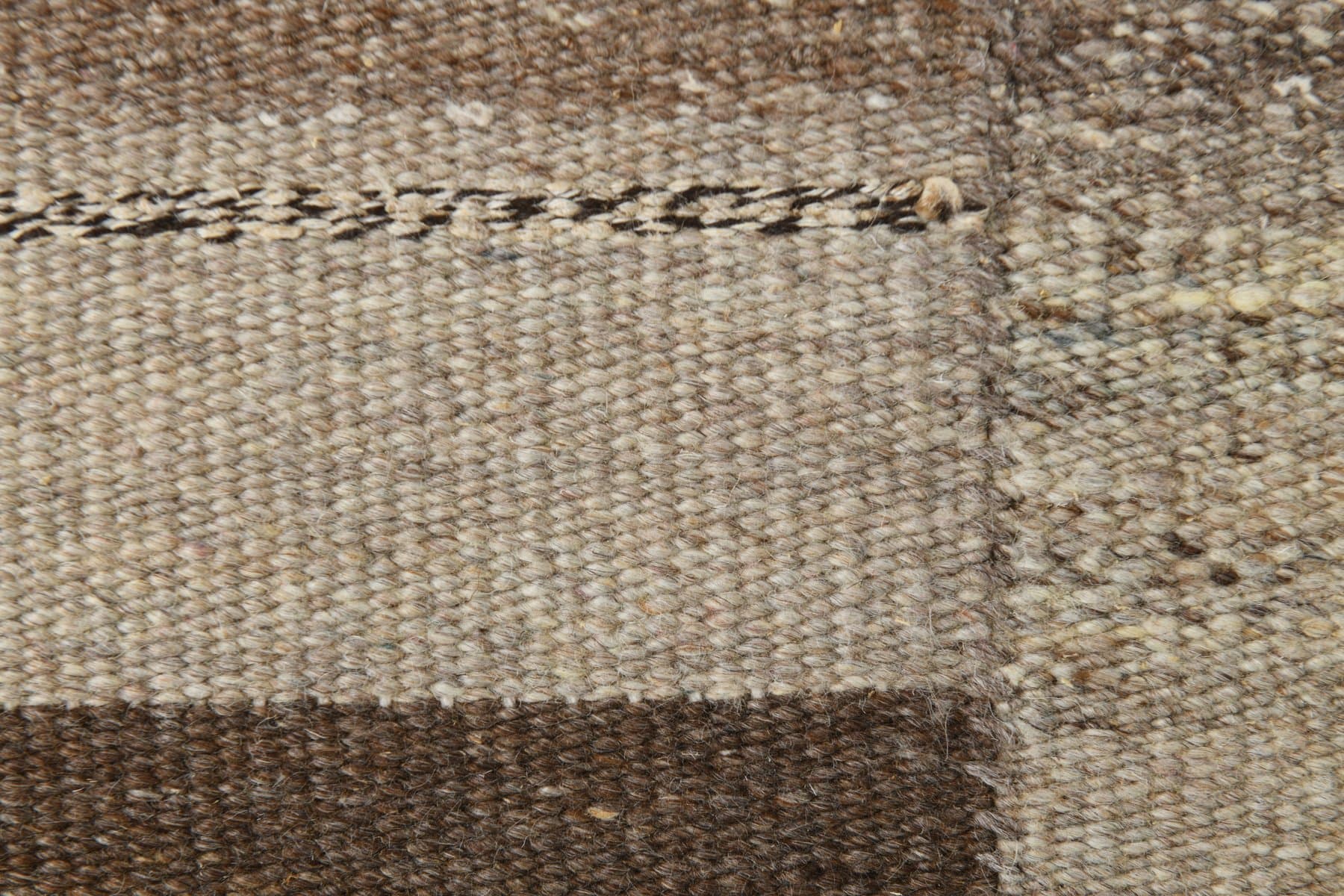 Kilim 330x305 cm, beżowy, brązowy, wełna, Turcja, lata 70. - 212964