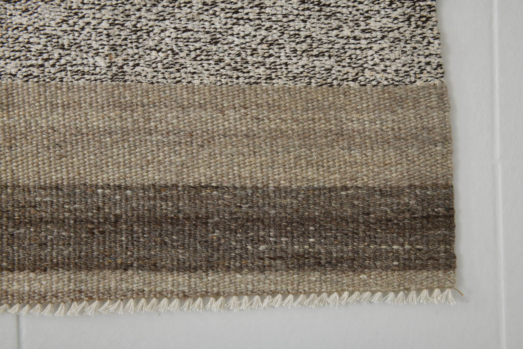 Kilim 330x305 cm, beżowy, brązowy, wełna, Turcja, lata 70. - 212956