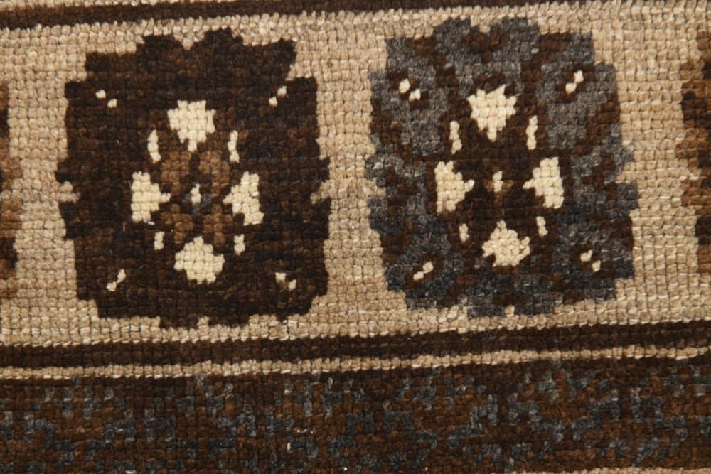 Dywan 195x290 cm, brązowy, wełna, Turcja, lata 70. - 212937