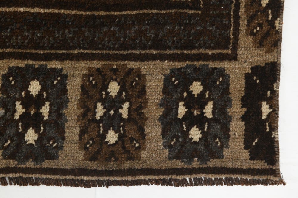 Dywan 195x290 cm, brązowy, wełna, Turcja, lata 70. - 212939