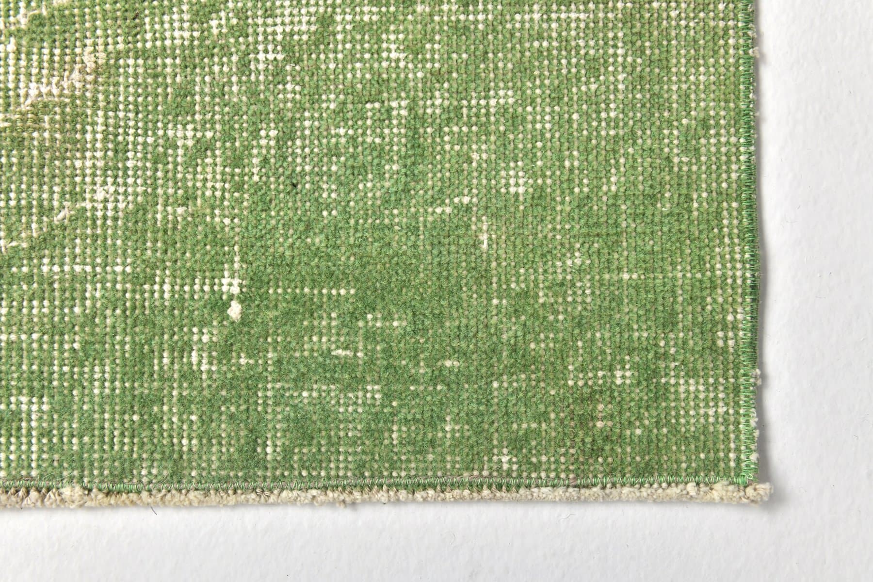Runner 137x47 cm, green, wool, 1970s - 213154