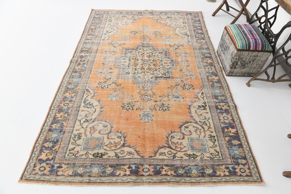 Dywan 181x274 cm, beżowy, wełna, lata 70. - 213064