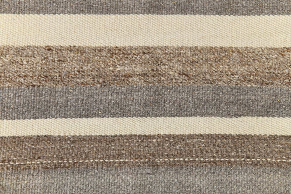 Kilim 306x385 cm, beżowy, wełna, lata 70. - 213224