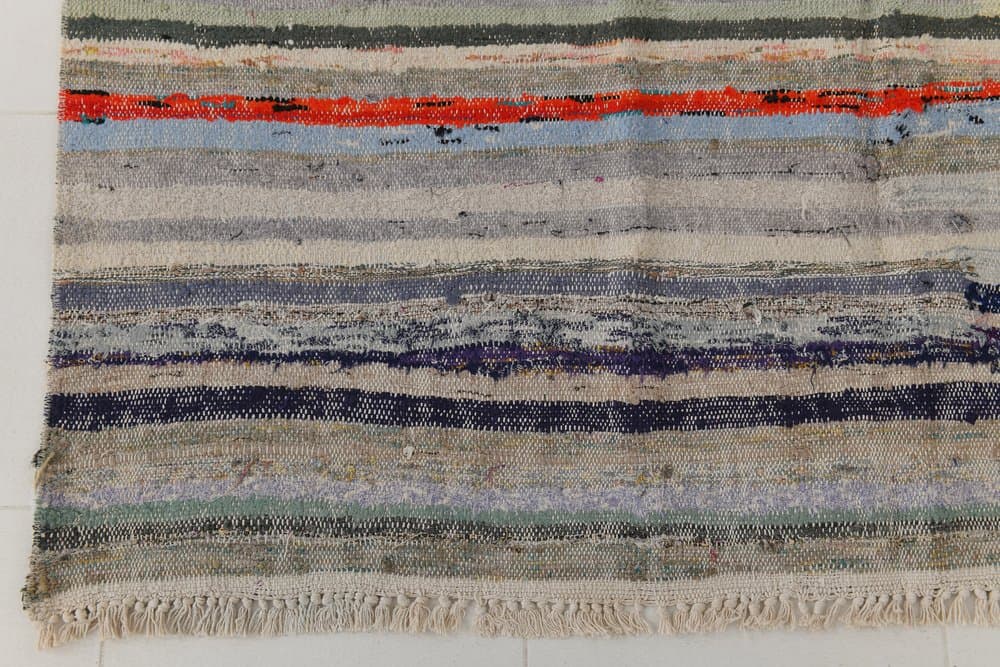 Rug 170x266 cm, Blue, Green, Wool, 1960s - 213305