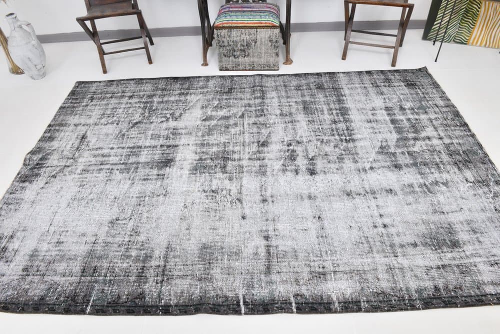 Dywan 179x271 cm, szary, wełna, lata 60. - 213250