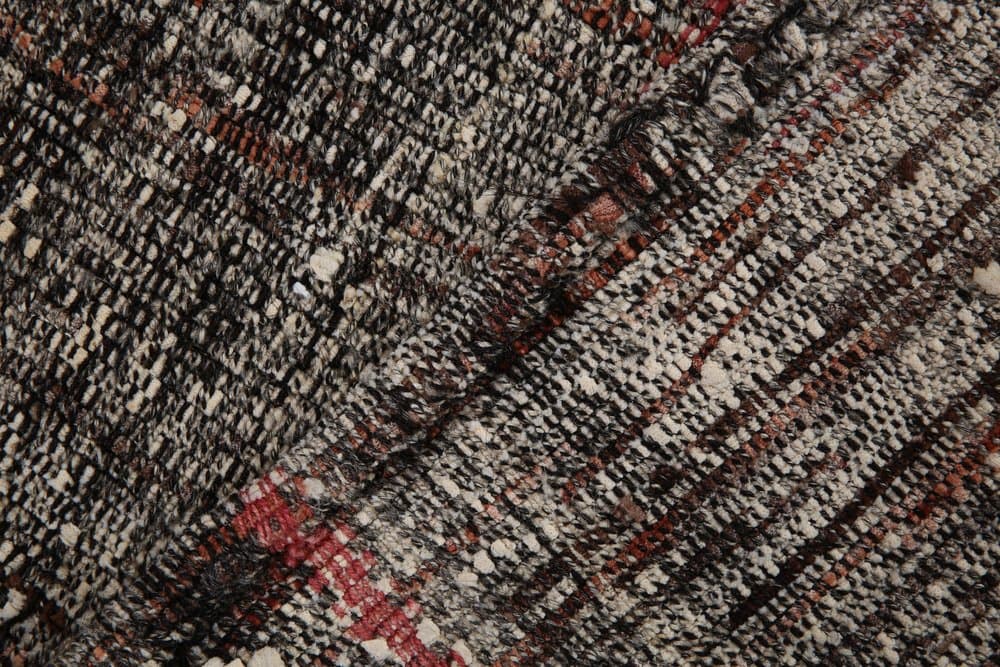 Chodnik 289x77 cm, szary, wełna, Turcja, lata 80. - 214054