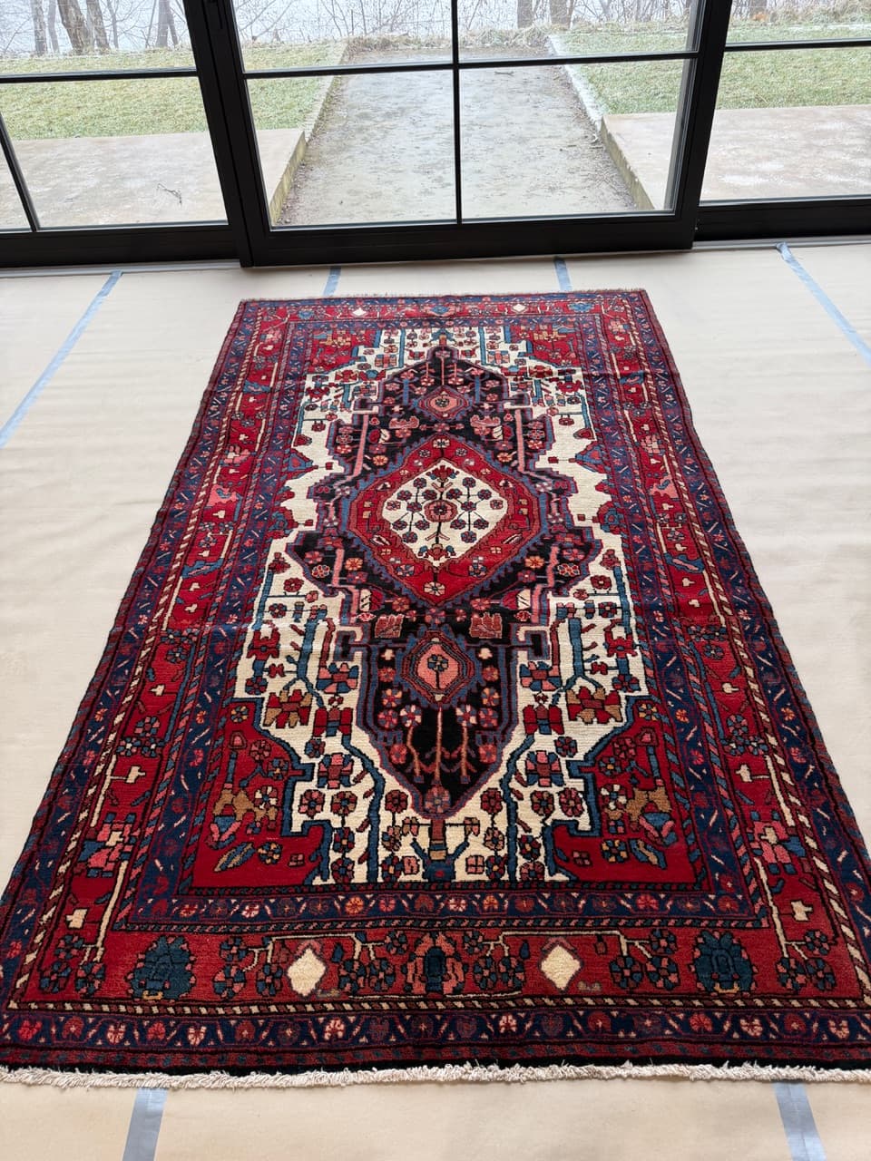 Nowy Dywan Perski Wełniany Iran Hamadan - 213600