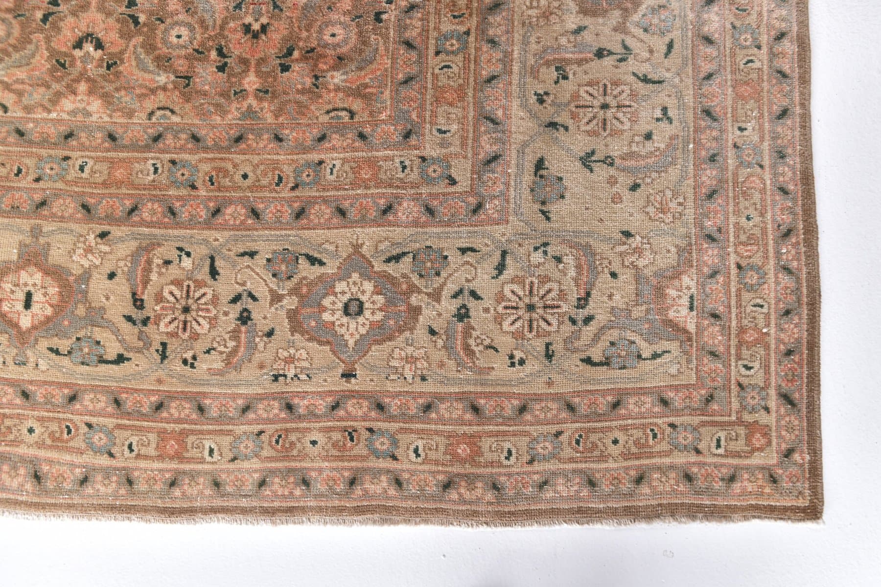 Rug 288x356 cm, brown, wool, Turkey, 1960s. - 213705