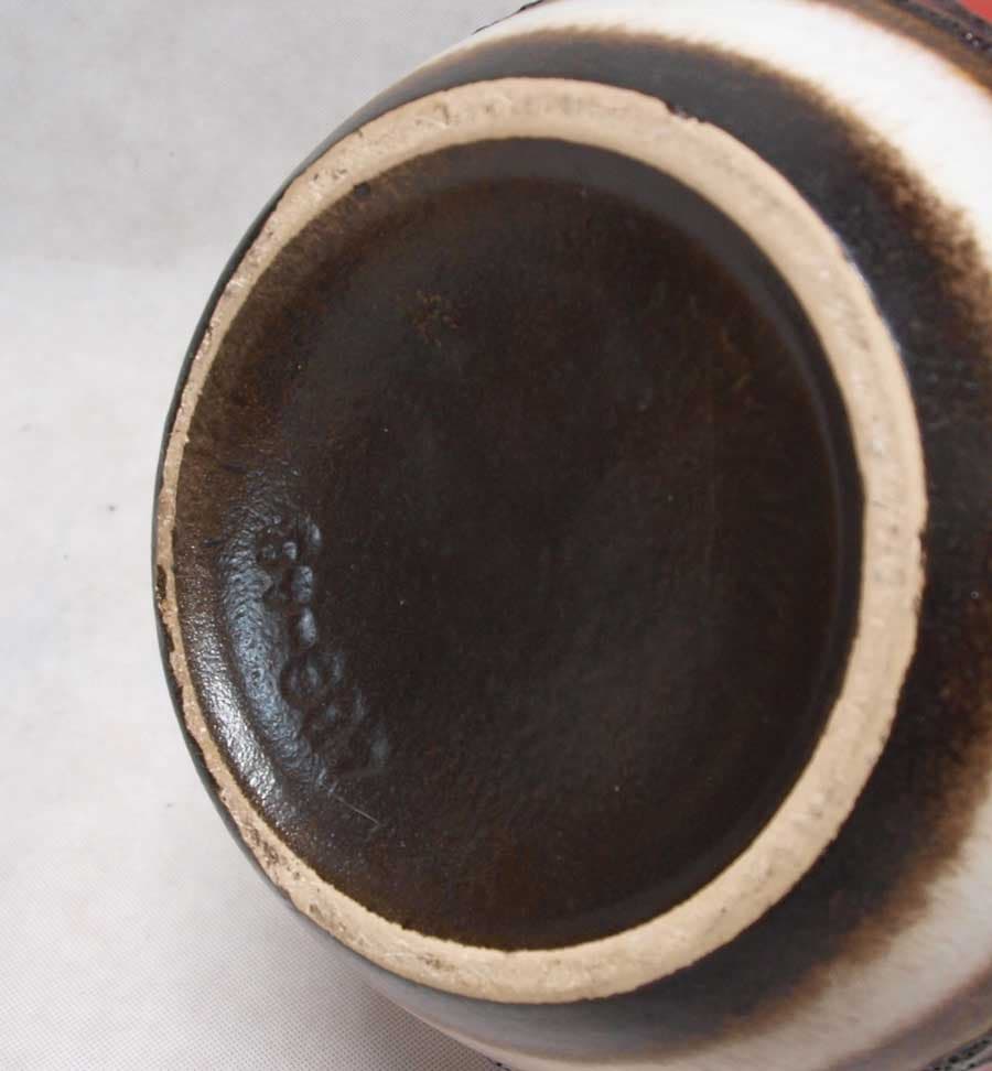 Ceramiczny wazon Fat Lava, mid-century modern, Niemcy, lata 70. - 15571