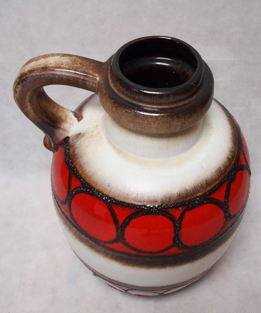 Ceramiczny wazon Fat Lava, mid-century modern, Niemcy, lata 70. - 15570