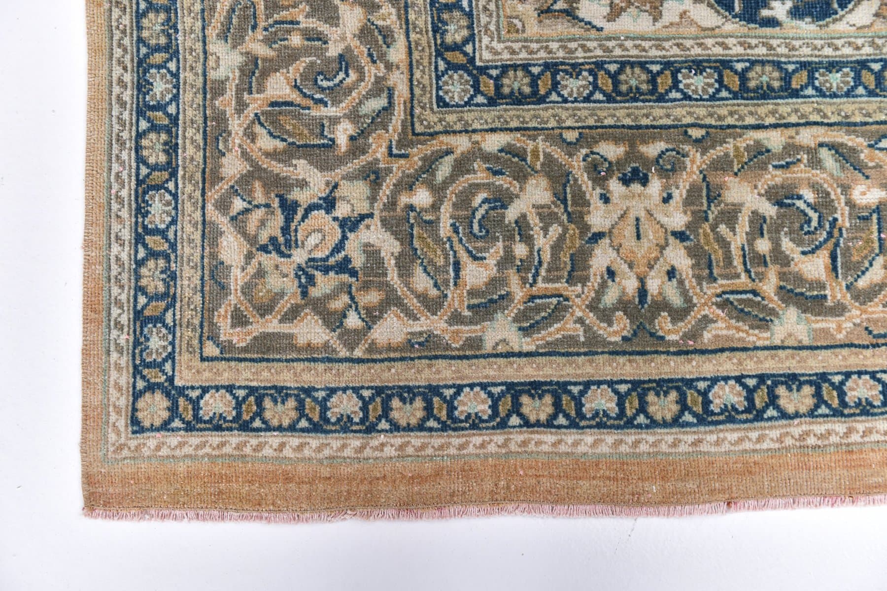 Rug 384x282 cm, orange, wool, Turkey, 1960s - 213686