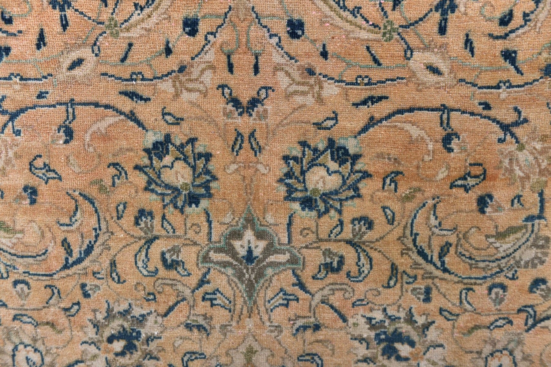 Rug 384x282 cm, orange, wool, Turkey, 1960s - 213685