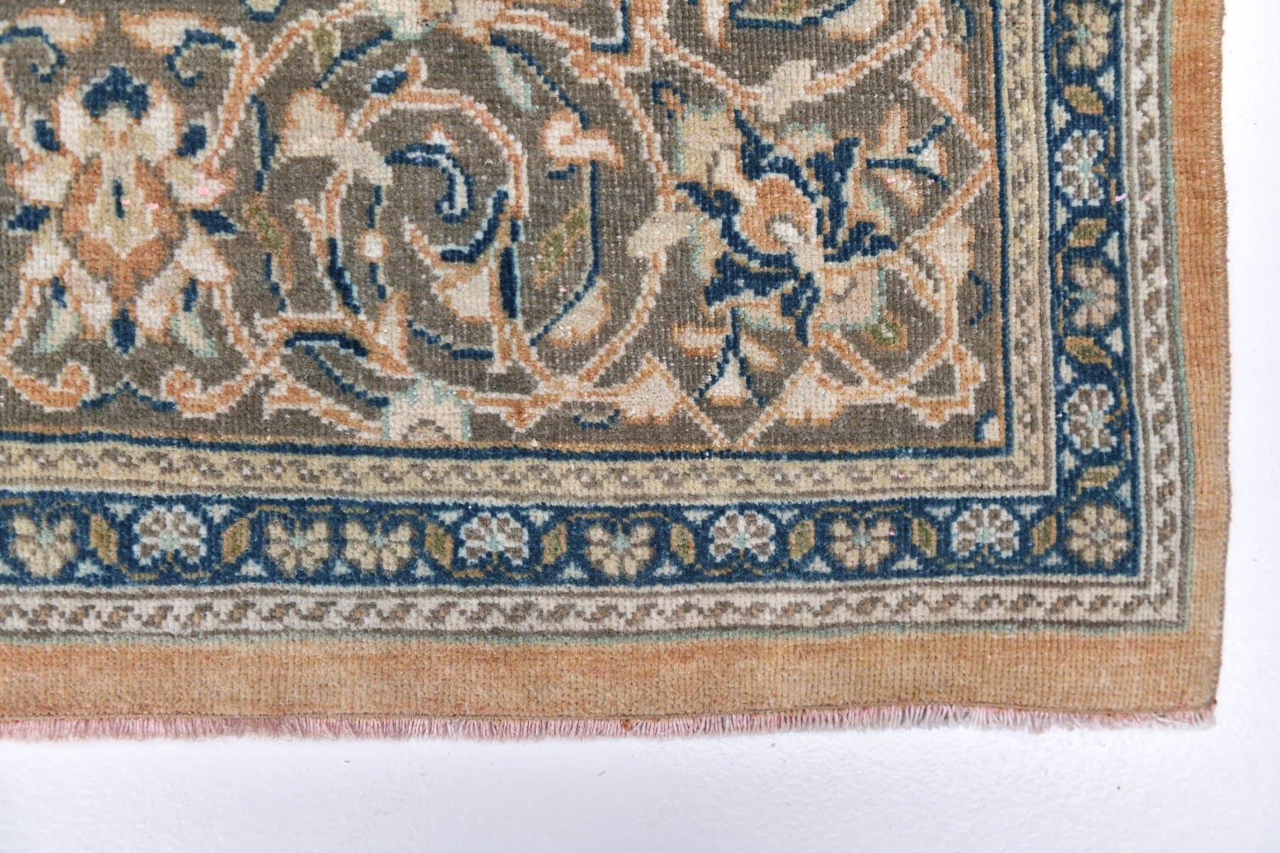 Rug 384x282 cm, orange, wool, Turkey, 1960s - 213687