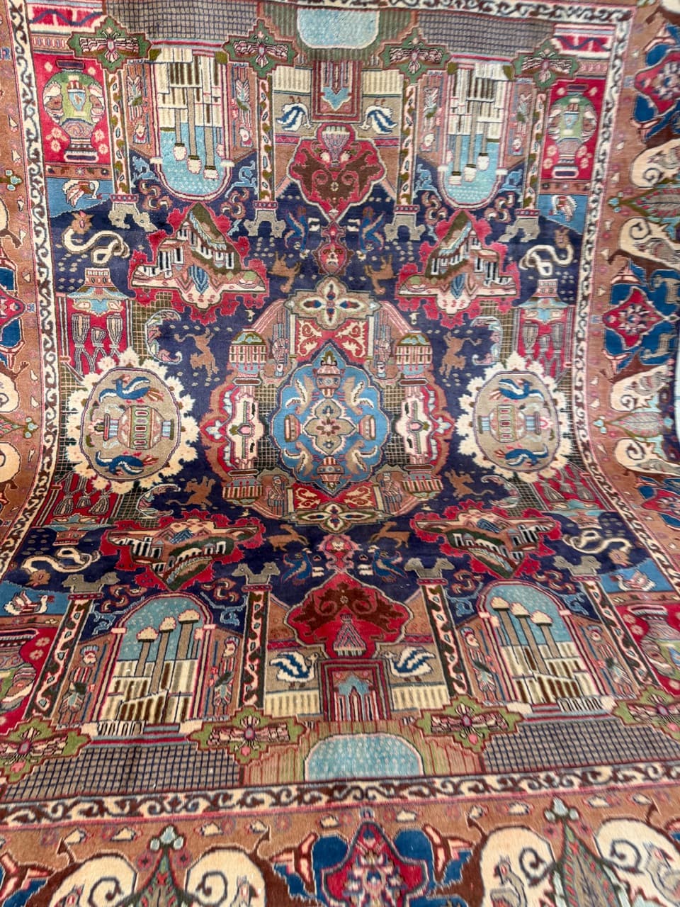 Nowy Dywan Perski Kaszmirowy Wełniany Kaschmar Figural - 214168