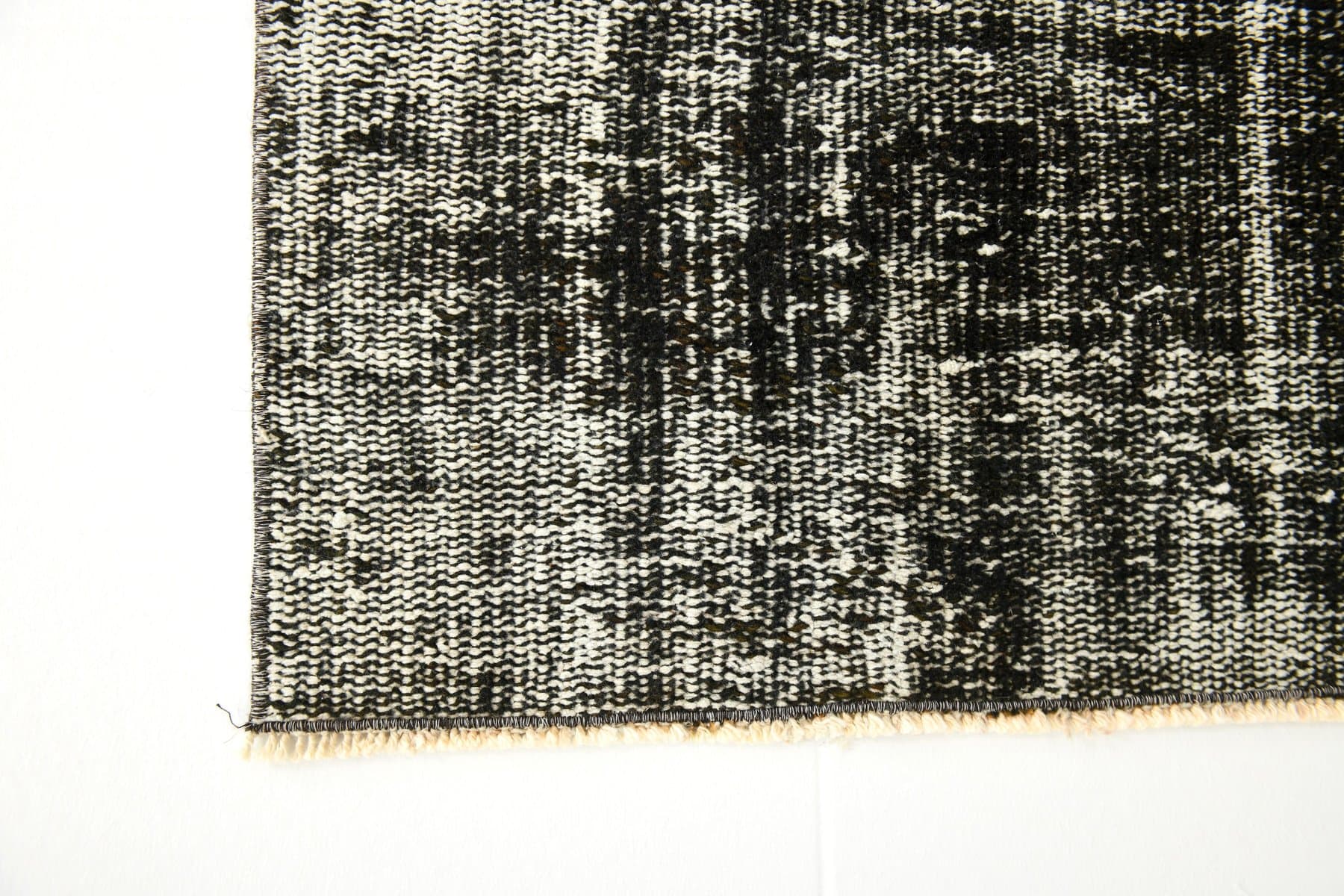 Chodnik 194x54 cm, szary, wełna, lata 70. - 214454