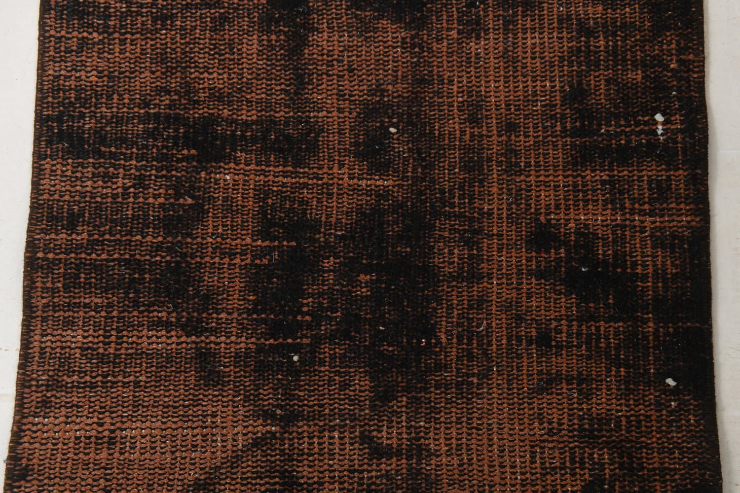 Chodnik 272x55 cm, czarny, wełna, lata 70. - 214496