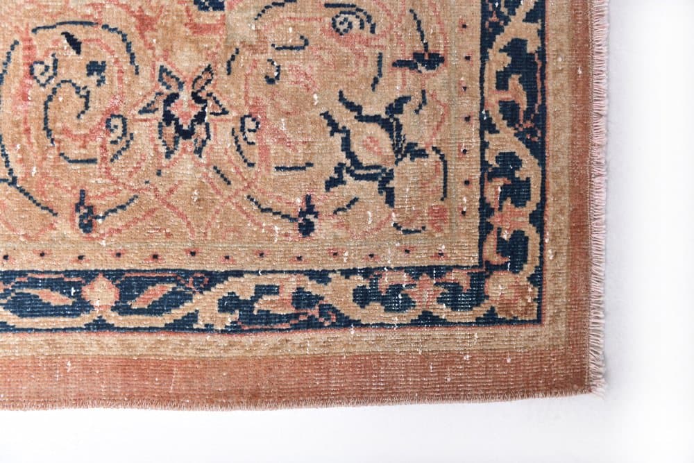 Dywan 382x297 cm, beżowy, wełna, Turcja, lata 50. - 214846