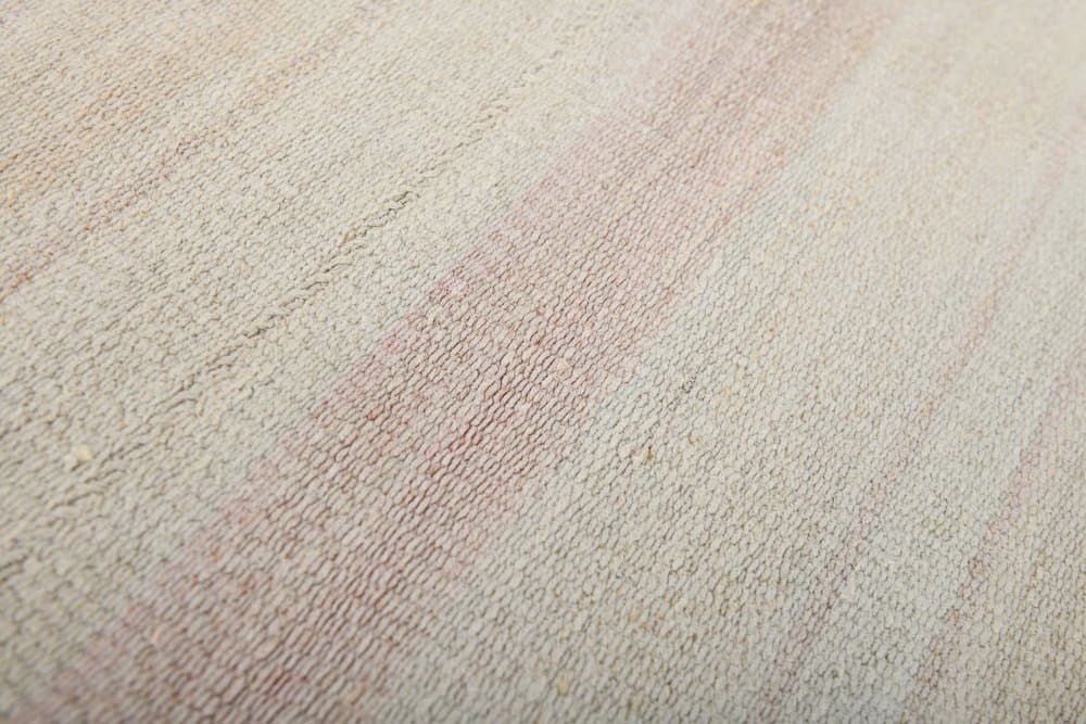 Kilim 178x183 cm, beżowy, konopie, lata 70. - 214545