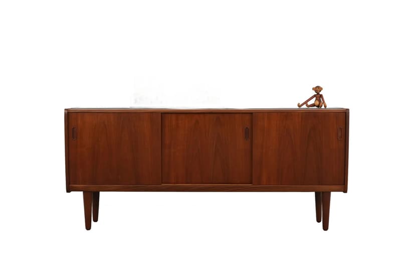 Sideboard, teak brązowy, Dania, lata 70.