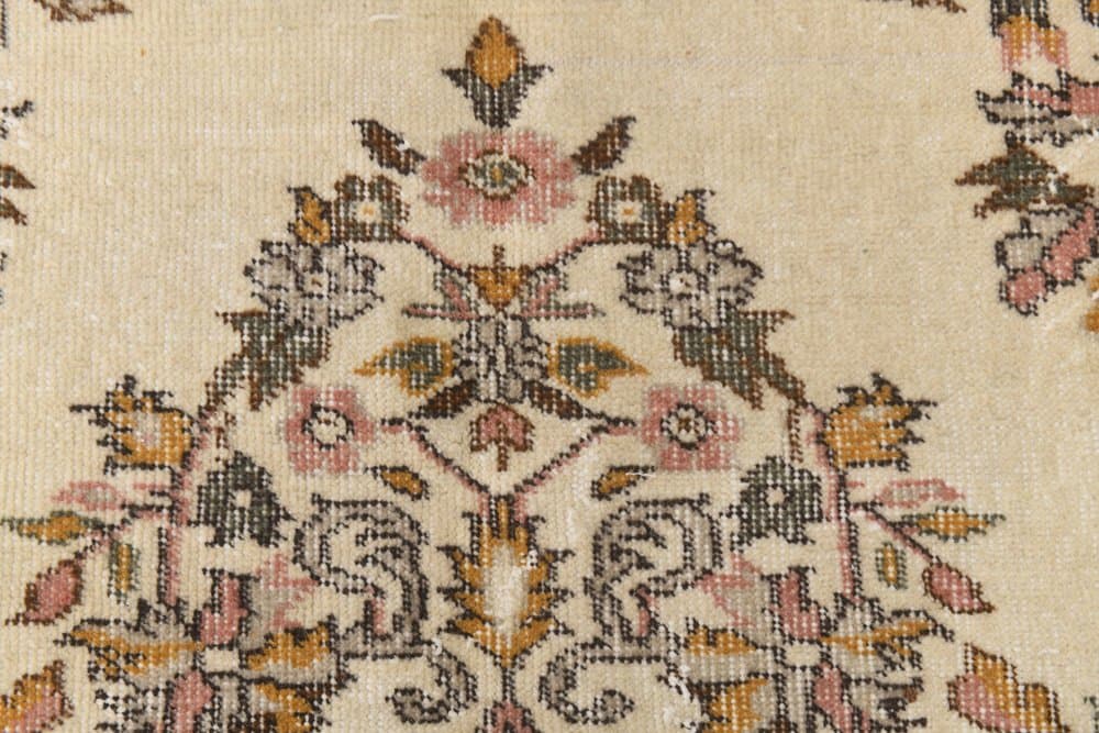 Dywan 182x304 cm, beżowy, wełna, lata 70. - 214966