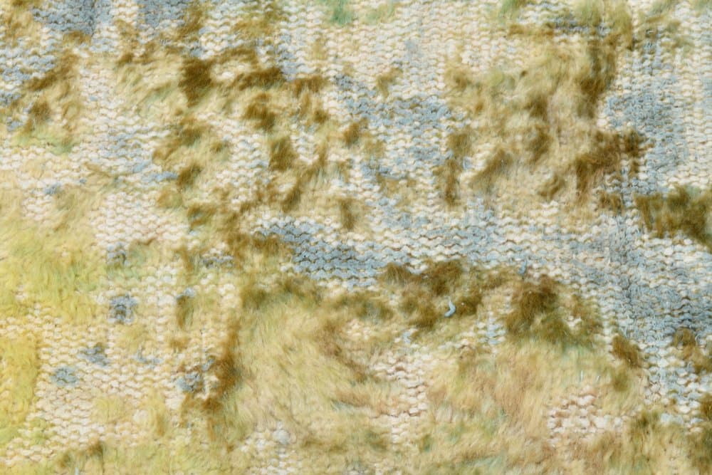 Dywan 171x273 cm, butelkowa zieleń, wełna, lata 70. - 215036