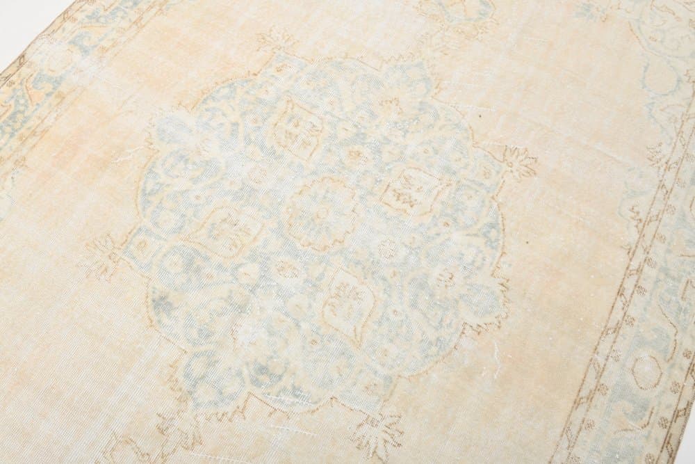 Dywan 200x322 cm, beżowy, wełna, lata 70. - 215260