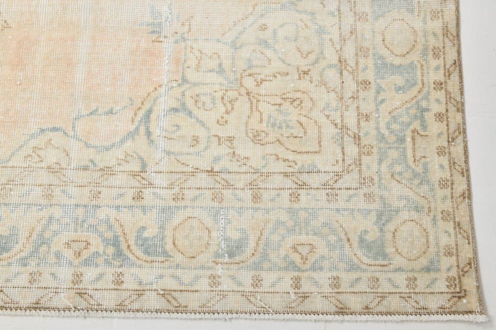 Dywan 200x322 cm, beżowy, wełna, lata 70. - 215264