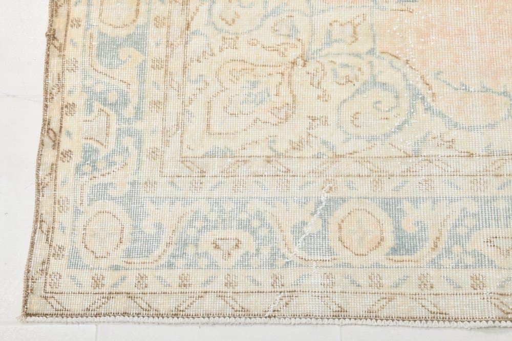 Dywan 200x322 cm, beżowy, wełna, lata 70. - 215262