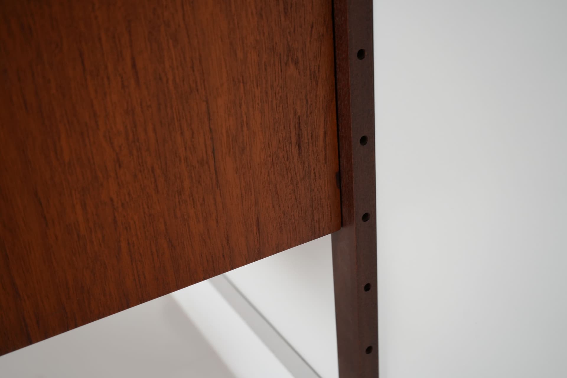 Regał systemowy PS System, teak brązowy, proj. P. Sorensen, Dania, lata 60. - 77158