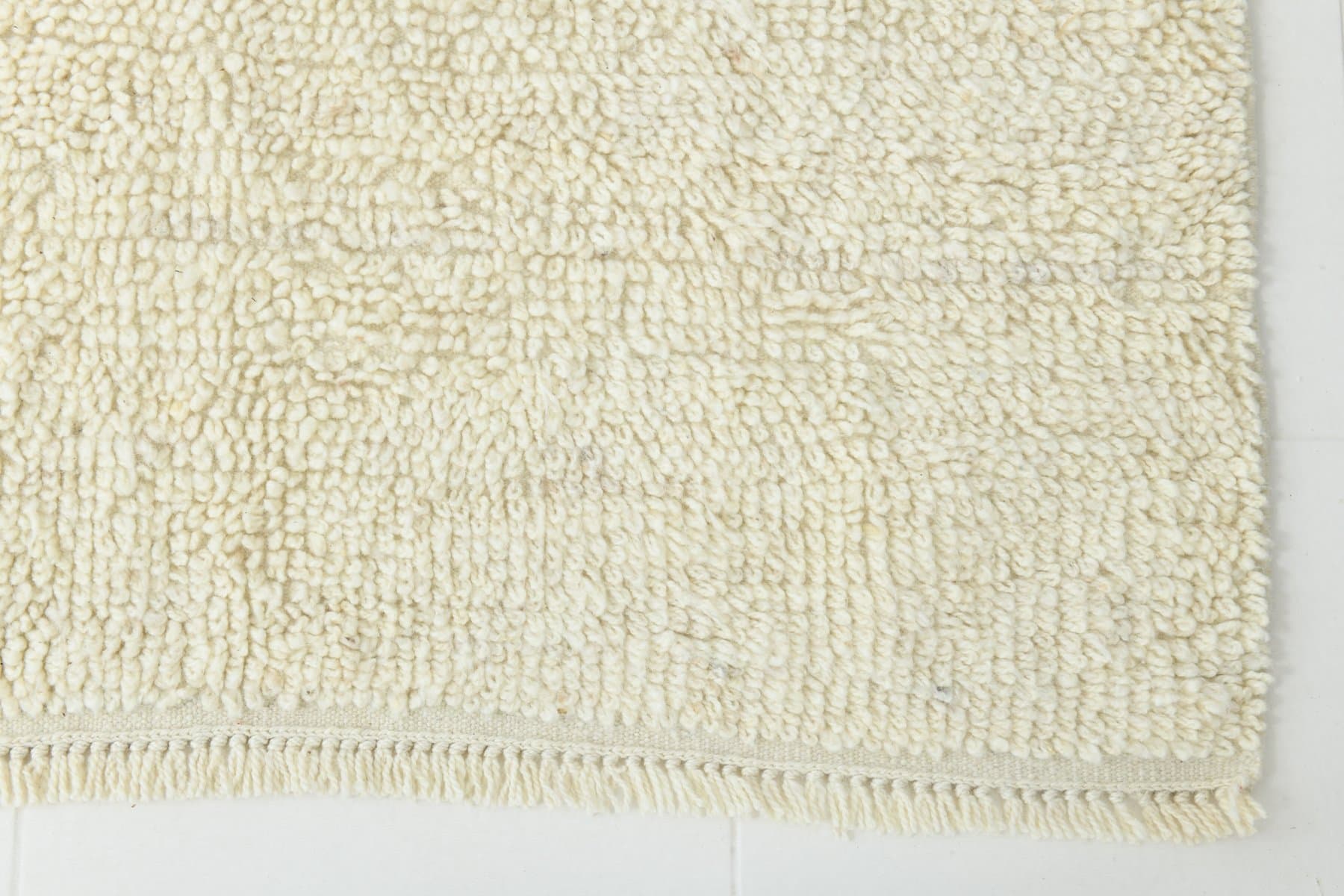 Dywan 211x135 cm, beżowy, wełna, lata 70. - 215461