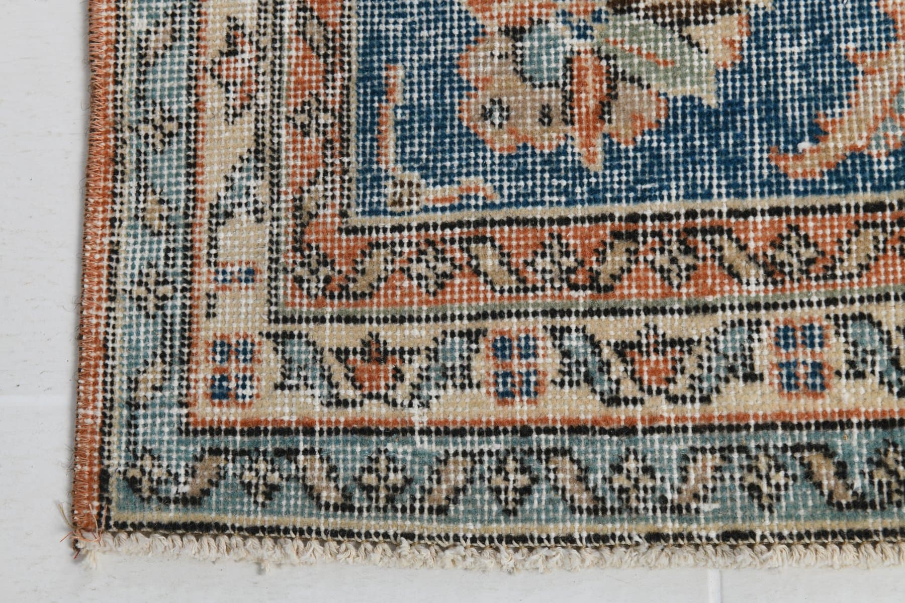 Rug 344x235 cm, beige, wool, Turkey, 1960s. - 215369