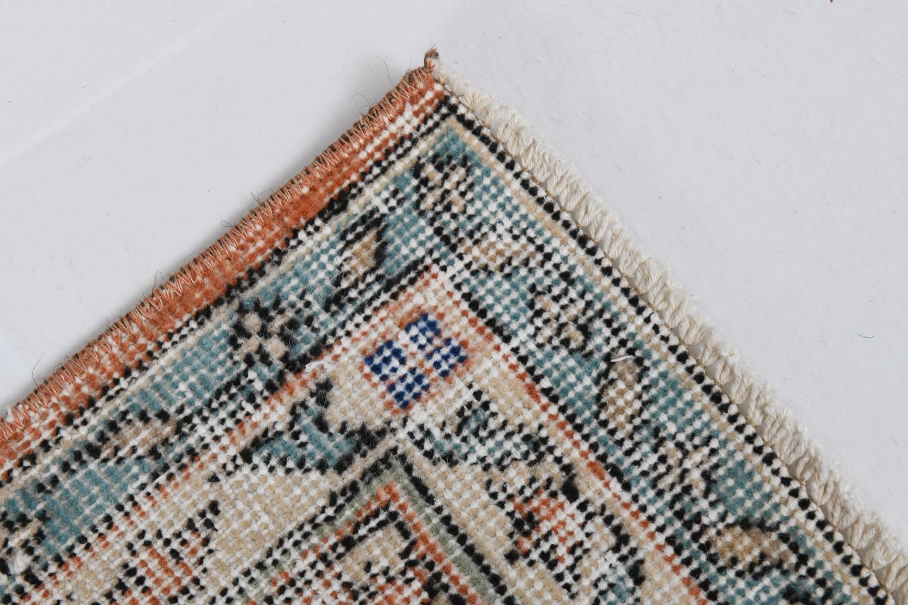 Rug 344x235 cm, beige, wool, Turkey, 1960s. - 215378