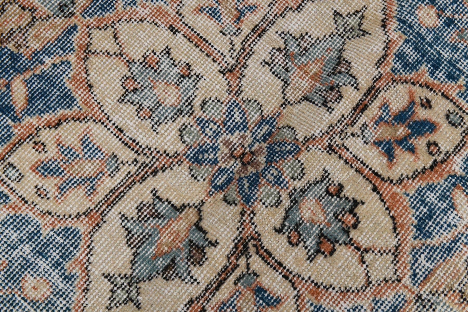 Rug 344x235 cm, beige, wool, Turkey, 1960s. - 215379