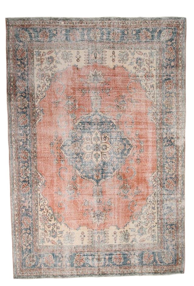 Rug 344x235 cm, beige, wool, Turkey, 1960s. - DIMENSION