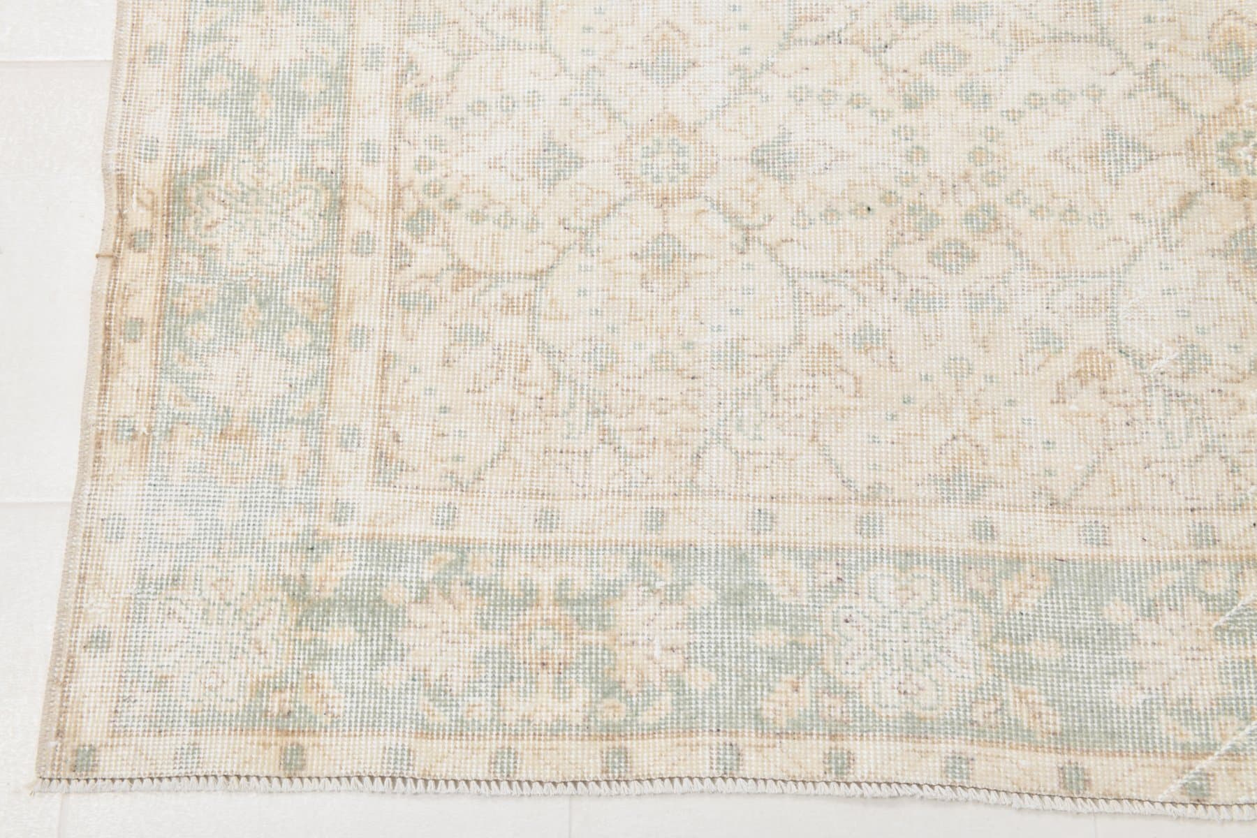 Rug 306x195 cm, beige, wool, Turkey, 1960s. - 215351