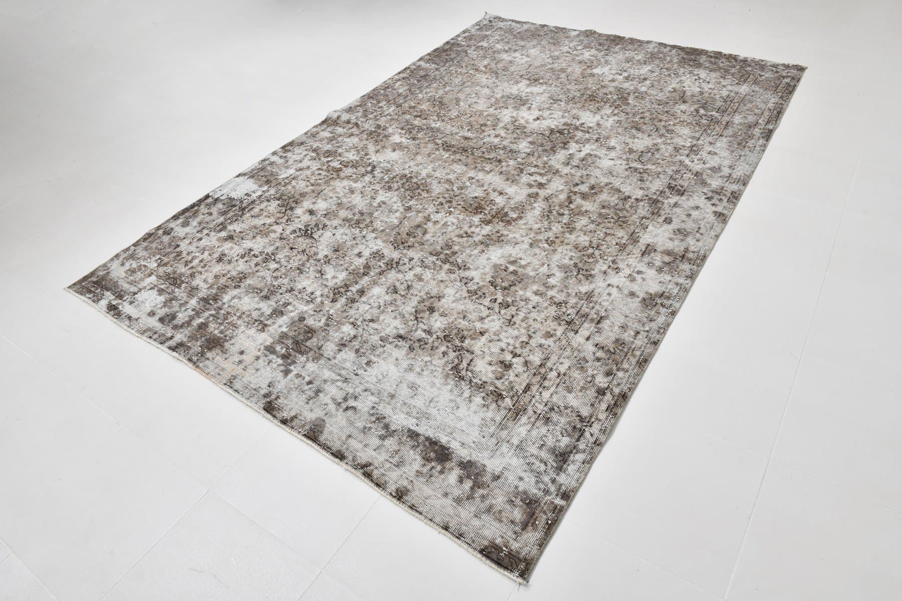Rug 198x307 cm, grey, wool, Turkey, 1950s - 215332