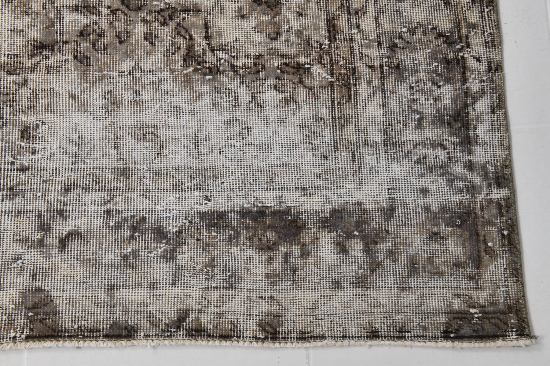 Rug 198x307 cm, grey, wool, Turkey, 1950s - 215330