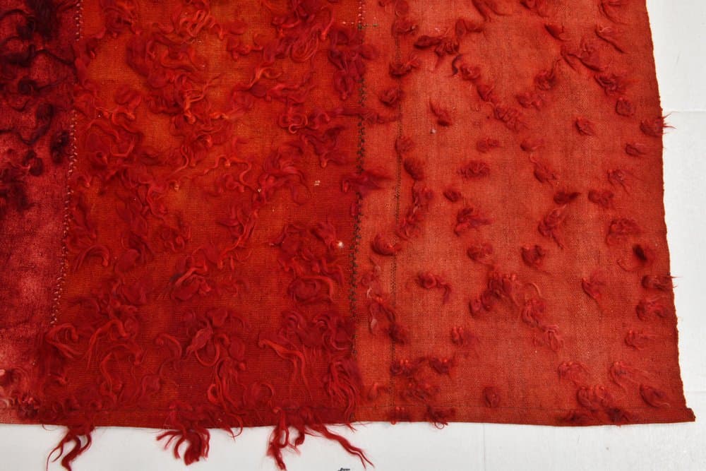 Kilim 230x171 cm, czerwony, wełna, Turcja, lata 60. - 215690