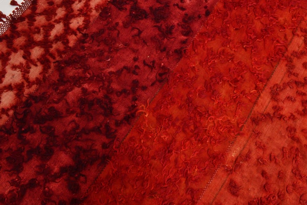 Kilim 230x171 cm, czerwony, wełna, Turcja, lata 60. - 215687