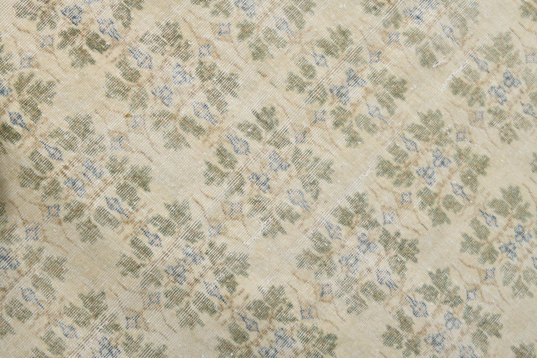 Rug 197x306 cm, beige, wool, 1960s - 219423