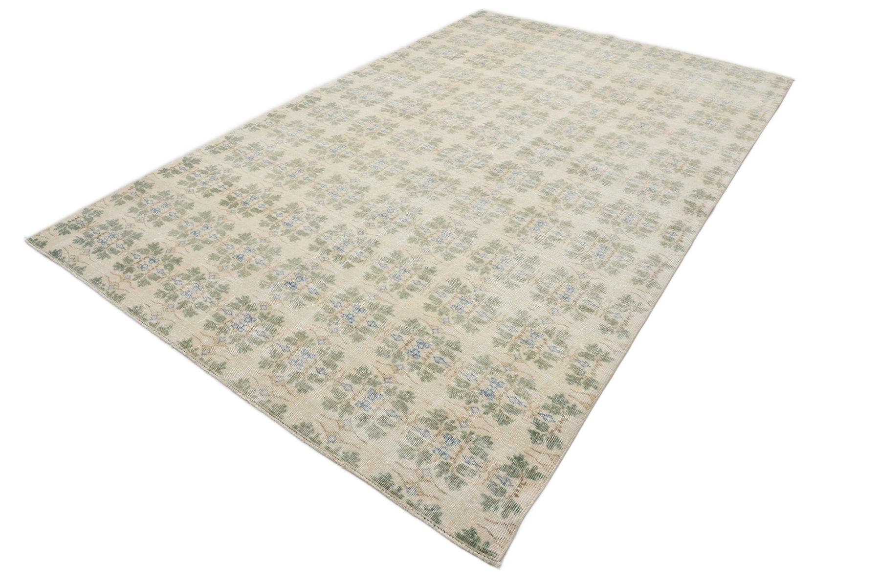 Rug 197x306 cm, beige, wool, 1960s
