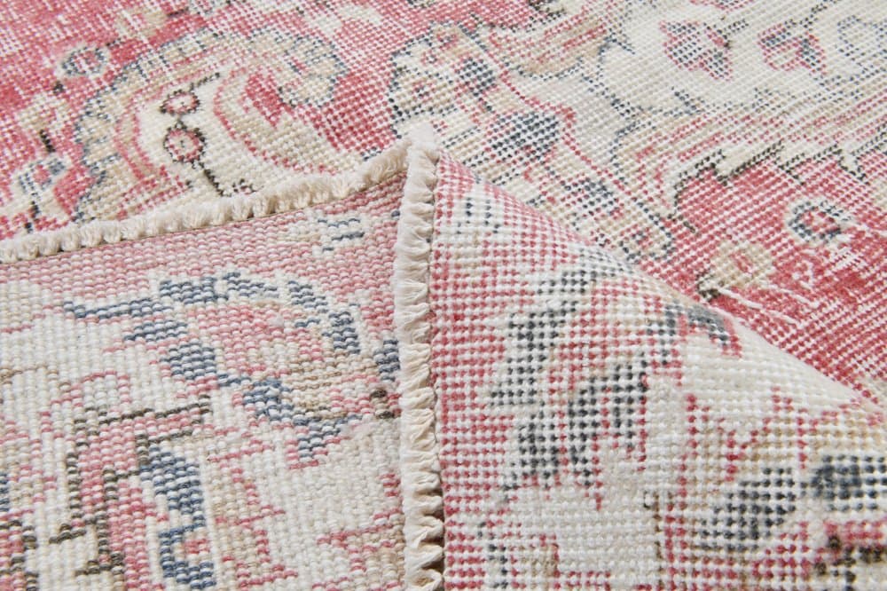 Rug 305x206 cm, pink, wool, Turkey, 1970s. - 219310